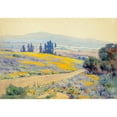 thumbnail image 3 of Elmer Wachtel 14x11 Black Modern Framed Museum Art Print Titled - California Spring Landscape (ca. 1920), 3 of 5