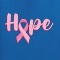 thumbnail image 5 of Wild Bobby, Hope Pink Ribbon Support Brave Fight, Breast Cancer Awareness, Unisex Graphic Hoodie Sweatshirt, Royal, XX-Large, 5 of 5