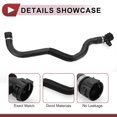 thumbnail image 4 of Manguera de refrigerante del radiador Unique Bargains para BMW 530i 540i 2017-2020 No.17128602870 Goma Negra, 4 of 7