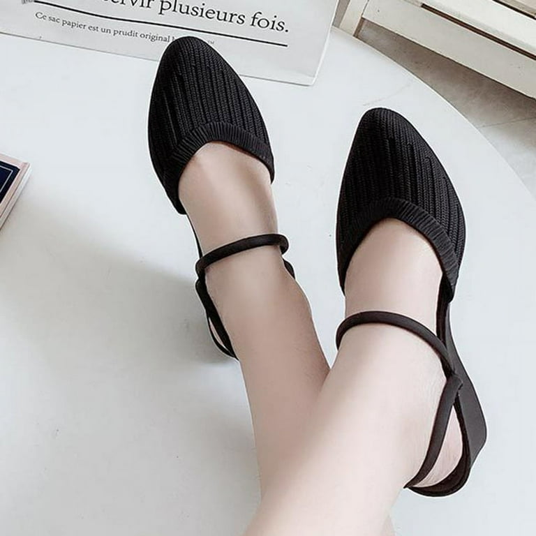 Kitten heel top shoes wide width