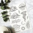 thumbnail image 3 of Custom Summer Theme PVC Plastic Clear Stamps for DIY Scrapbooking Photo Album Decorative Cards Making Weather 160x110mm, 3 of 9