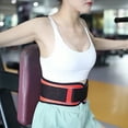thumbnail image 6 of Tnobhg Weight Lifting Belt with Fastener Tape Adjustable Lightweight Self-Locking Powerlifting Belt Workout Fitness Waist Belt, 6 of 8