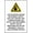 Warning Sign 4, variant on Assembly Point B Sign - 8"x12" Site Security Metal Sign, Notice Danger Warning Caution, Outdoor Indoor Safety Signage
