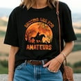 thumbnail image 2 of Halloween Horse T-Shirt – “Brooms Are For Amateurs” Funny Graphic Tee, Gift for Horse Lovers & Riders, 2 of 5