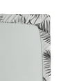 thumbnail image 2 of Ambesonne Nature Fitted Sheet, Palm Leaf Botanic Island, Full Size, Dimgrey and White, 2 of 2