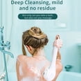 thumbnail image 4 of Electric Body Brush, Shower Massage Exfoliating Scrubber Soft Silicone USB Rechargeable Cleaning BrushBack Scrubber with 2 Speeds Long Handle 4 Brush Heads, 4 of 6