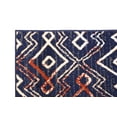 thumbnail image 2 of Furnish My Place Indoor Moroccan Geometric Print Rug with Jute Backing Runner - 2 ft. x 8 ft., Navy, Patterned, Area Rug for Living Room, Bedroom, Hallway, 2 of 8