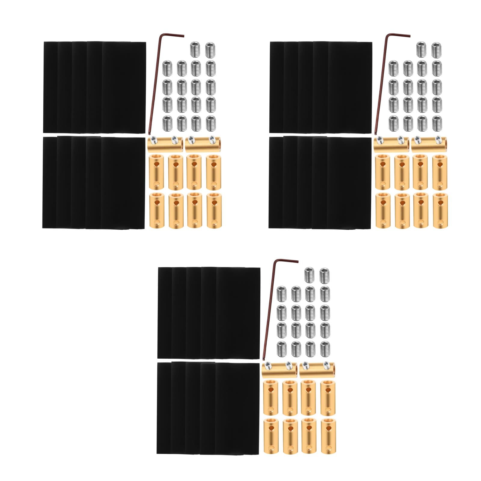 HEMOTON HOMEMAXS 3 Sets Copper Wire Terminal Connectors with Screws, Quick Electrical Wiring Connectors for Circuit Terminals