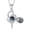 B-Heart Love, variant on I Love You Necklace 100 Languages Projection Necklace 925 Sterling Silver Rose Cross Pendant Necklace Rose Jewelry Gifts for Women Mom Christmas