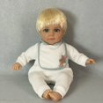 thumbnail image 2 of Kit de pijama de muñeca Reborn de 14 pulgadas, cuerpo de algodón, muñeca bonita pintada con cara, Looklike realista, Mini bebé, Juguetes DIY, regalo para niños, 2 of 4