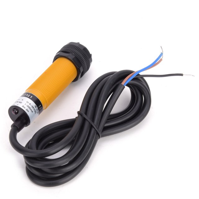 Durable Reflective Photoelectric Switch, Longe Service Life NPN Photoelectric Switch, Thick Cable For Machine Tools Metallurgy Chemical Industry Automatic Door