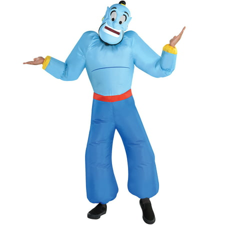 Party City Inflatable Genie Halloween Costume for Boys, Aladdin, Standard, with Mask
