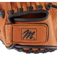 thumbnail image 5 of Guantes de entrenamiento de campo MacGregor, confeccionados en piel marrón, 5 of 5