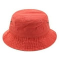 thumbnail image 2 of Washed Cotton Bucket Hats Packable Summer Outdoor Cap Travel Beach Sun Hat Plain Colors for Men Women, 2 of 7