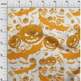 thumbnail image 3 of oneOone Cotton Jersey Orange Fabric Halloween Diy Clothing Quilting Fabric Print Fabric By Yard 58 Inch Wide, 3 of 4