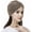 Khaki, variant on Fabric Turbans for Women Pre Tied Knot Pleated Bonnet for Sleeping Twisted African Turban Head Wraps Elastic Bathing Cap