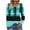 Blue#01, variant on Cute Fall Tops for Women Loose Oversized Casual Asymmetric Button V Neck Tunic Blouse Fashion Color Block/Floral Printed Long Sleeve Pullovers Elegant Outfits Wine XXXL