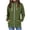 Green#R, variant on HAPIMO Sales Hoodie Zipper Sweatshirts for Women Casual Color Block Turtleneck Drawstring Coat Top Outdoor Clothes Jacket Outerwear Wine S