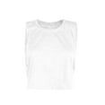 thumbnail image 3 of Womens Tank Tops Plus Size Sleeveless Round Neck Solid Color Slim Base Shirt Top White Free Size, 3 of 3