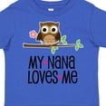 thumbnail image 4 of Inktastic My Nana Loves Me Owl Girls Toddler T-Shirt, 4 of 5
