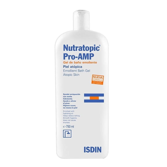 Gel de baño Isdin Nutratopic pro AMP emoliente piel atópica 750 ml