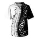 thumbnail image 1 of Men's Short Sleeve V Neck Leopard Print Chest Pocket Carer Top L, 1 of 3