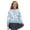 Butterfly Blue Purple, variant on Girls Fashion Cardigan, Lightweight Long Sleeve Printed Cover Up, Soft Polyester Round Neck Button Down Top Fall Jackets, Machine Washable, Ages 5-6, Colorful Paw Gray
