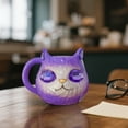thumbnail image 2 of TIELUTT Cute Cat Mug Resin Desktop Ornament For Home Desk Decoration For Cat Lovers Ornament Set with Topper Ornament Packs Ornament and Ornament Mailbox Ornament, 2 of 7