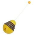 thumbnail image 3 of Cat Treat Dispensing Ball, Bite Resistant Adjustable Pet Slow Feeding Ball Toy Promote Digestion Interactive With Teasing Ball For Indoor Lake Blue,Yellow,Green, 3 of 8