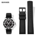 thumbnail image 4 of Correas de reloj para Seiko Breitling Wanguo, correa de reloj de caucho con flúor, correa de reloj impermeable para hombres, accesorios para mujeres, 4 of 5