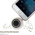 thumbnail image 3 of Mini Portable Speaker with 3.5mm Plug, 3W Mobile Phone Line-in Speaker with 350mAh Battery with Jack Plug and Play for Mobile Phone MP3 iPhone PC, 3 of 7