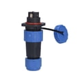 thumbnail image 2 of Flange Power Connector, Screw Crimping 6-12mm² 250V Waterproof Plug Socket  For Electrical Equipments 2 Pin,3 Pin,4 Pin,5 Pin, 2 of 8