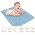 thumbnail image 3 of Protège-matelas Imperméable Réutilisable - Bleu et 90x120cm, 3 of 8