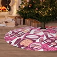 thumbnail image 6 of Picia Cute Girl Print Christmas Tree Skirt , Christmas Tree Skirt Ornaments for Merry Christmas Holiday Party Decorations Indoor Outdoor-30", 6 of 7