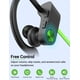 thumbnail image 4 of Stiive Bluetooth Headphones, 5.3 Wireless Sports Earbuds IPX7 Waterproof with Mic, Stereo Sweatproof in-Ear Earphones, Noise Cancelling Headsets for Gym Running Workout, 16 Hours Playtime - GreenBlack, 4 of 5