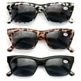 thumbnail image 2 of 3 Pairs BIFOCAL Women Reading Sunglasses - Bold Vintage Retro Leopard Outdoor Readers, 2 of 4