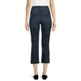 thumbnail image 2 of Time and Tru Women's High Rise Straight Crop Jean, 2 of 6