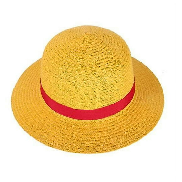 Luffy Straw Hat One Piece Cosplay Cap Anime Sun Beach Hats