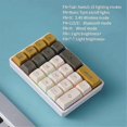 thumbnail image 5 of 21keys Mini Keyboard 2.4g Wireless Number Pad Mechanical Numeric Keypad For Accounting Numpad Gaming Programmingkeypad A, 5 of 5