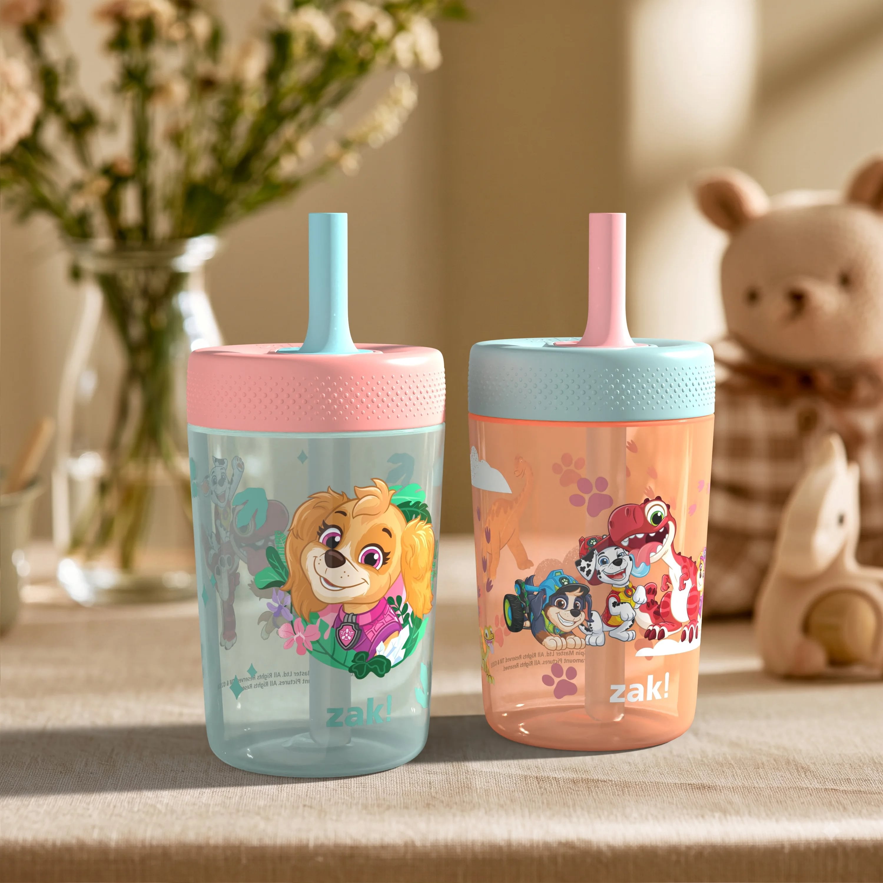 Zak Designs Paw Patrol Girl Capri Tumblers 2 Pack 12oz