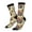 3 Black, variant on Fashion Hippie Girl Crew Socks for Men & Women, Breathable Casual Athletic Ankle Socks