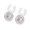 2, variant on Misright 2Pcs Alloy Snap On Button Embellished With Stylish Stone