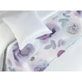 thumbnail image 3 of Roses Bed Runner, Pastel Colored Repetitive Flowers and Leaves on Bokeh Like Soft Hues, Decorative Accent Bedding Scarf for Hotels Homes & Guest Rooms, Twin, Mauve and Pale Blue Grey, by Ambesonne, 3 of 3
