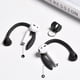 thumbnail image 4 of Inteprter 1 par de auriculares de silicona con gancho para la oreja, auriculares portátiles con gancho para la oreja, soporte para Cables de audio/vídeo negro, 4 of 6