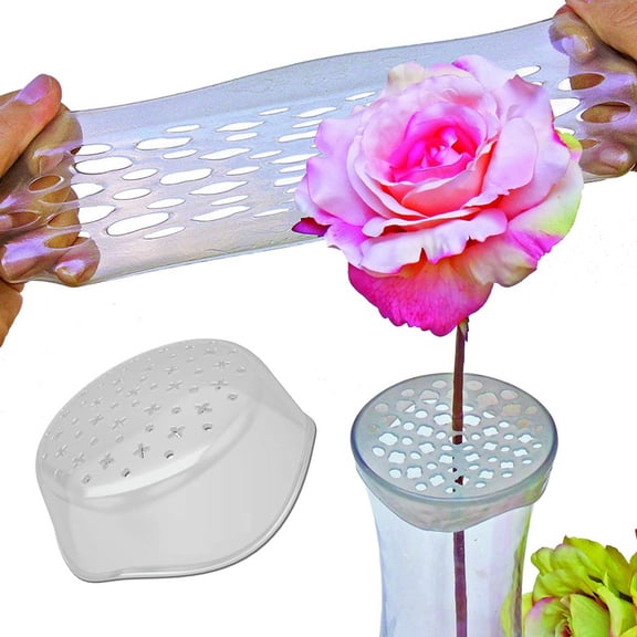 Flower Arranger & Craft Organizer - 3 Pack - Flower Arranging Cap, Flower Frog Grid