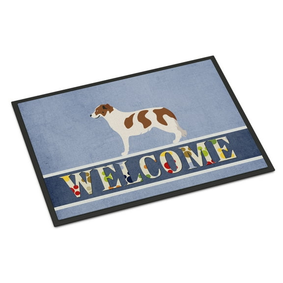 Carolines Treasures BB8334JMAT Aidi Atlas Mountain Dog Door Mat Indoor Rug or Outdoor Welcome Mat 24x36 Doormat  36"L x