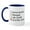 White/Navy Inside, variant on CafePress - Dance Teacher Mug - 11 oz Ceramic Mug - Novelty Coffee Tea Cup