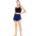 thumbnail image 4 of Teen Girls High Elastic Waist Workout Sports Track Shorts,Running Shorts Athletic Gym Yoga PE Shorts,Super Comfy Casual Sporty Lounge Short Pants Dolphin Shorts,S-4XL Blue, 4 of 9