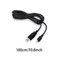 thumbnail image 3 of Aousin 1.8m USB Data Cable Multi-Purpose Wireless Controller Charging Cables Controller Connection Cable for PS 4/Slim/Pro, 3 of 6