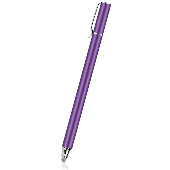 Touch Screen Pen Purple Stylus for iPad Mini 8.3" (2021 6th Gen)/(8.3" 2024) - Fiber Tip Aluminum Lightweight